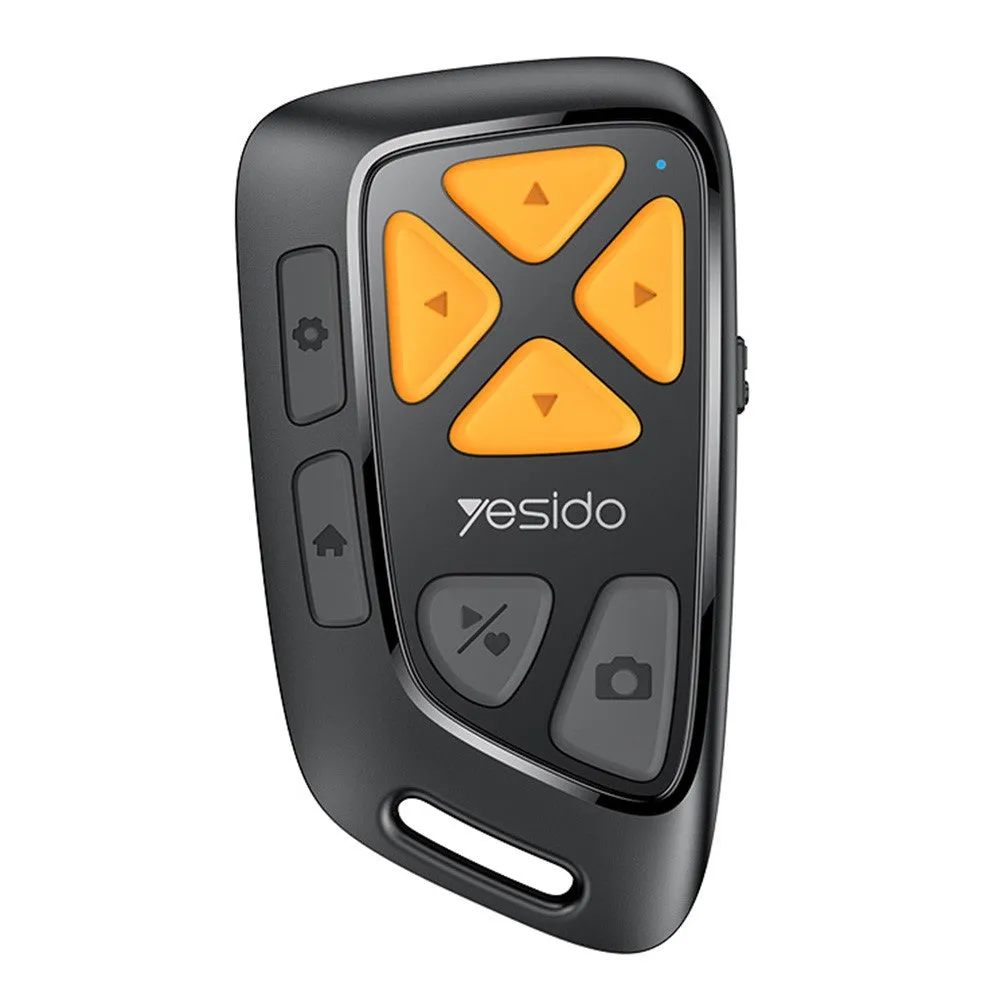 Telecomando Bluetooth Multimedia Yesido SF25, Nero - immagine 1