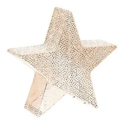 Stella luce fissa (30x28cm) (1pz) XMAS KING 24 luci - LED Bianco caldo IP20 63150 - immagine 1