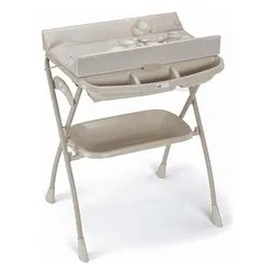 Fasciatoio pieghevole con bagnetto (77,5x69x101cm) VOLARE Orso bolle C203008 C261 - immagine 1
