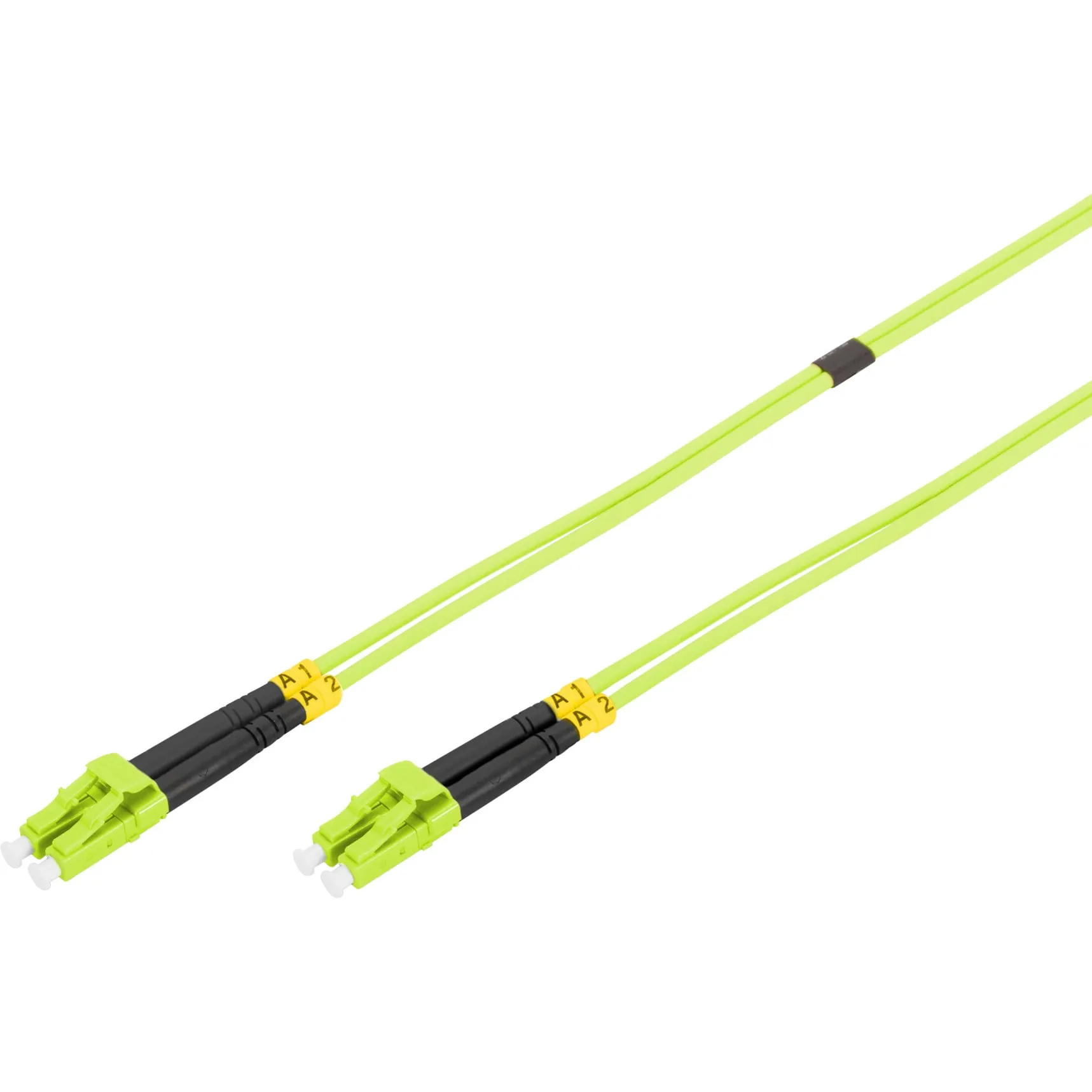 Cavo patch LWL, duplex, connettore LC > LC, multimodo OM5 - immagine 1