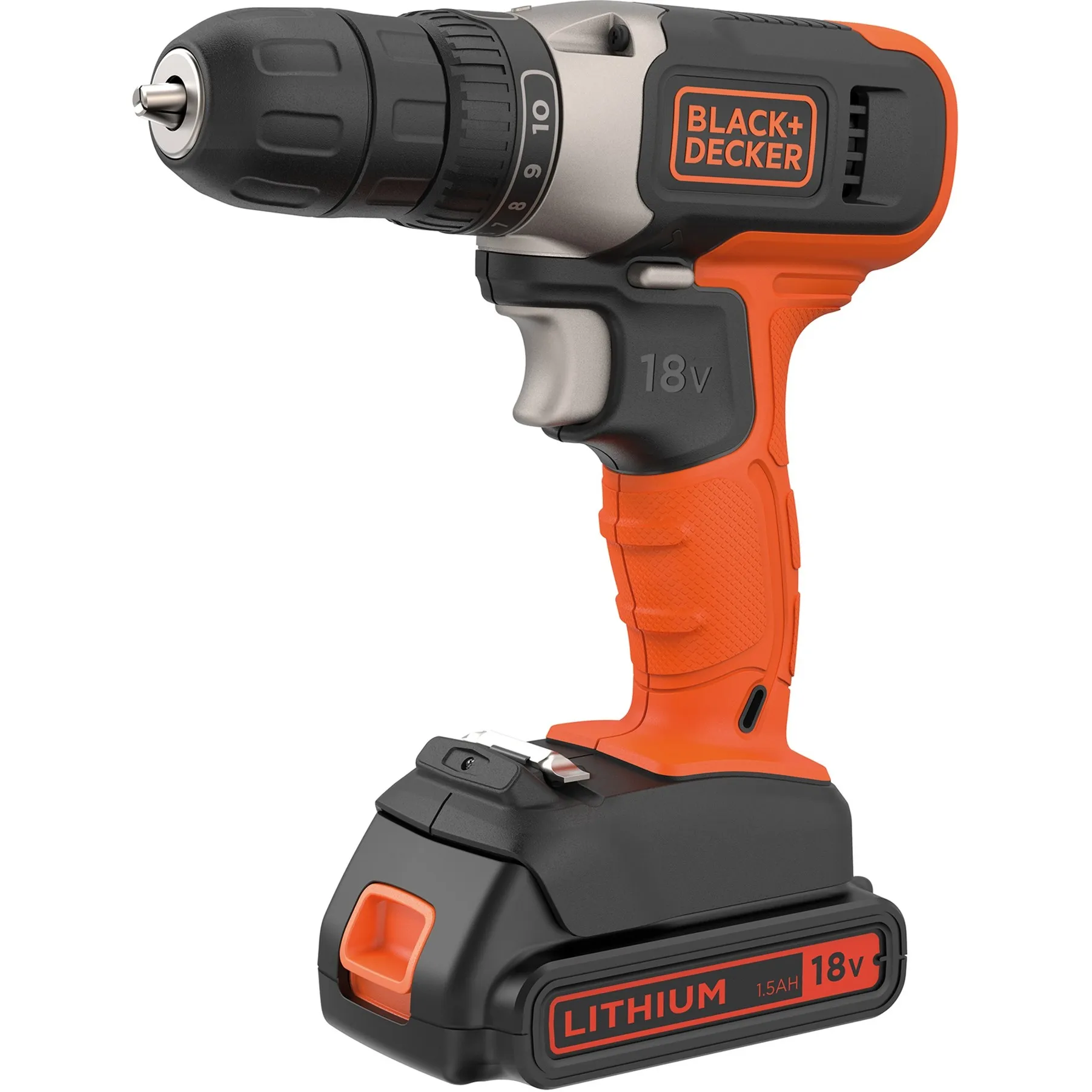 Trapano avvitatore a batteria BCD001C1, 18 Volt - immagine 1