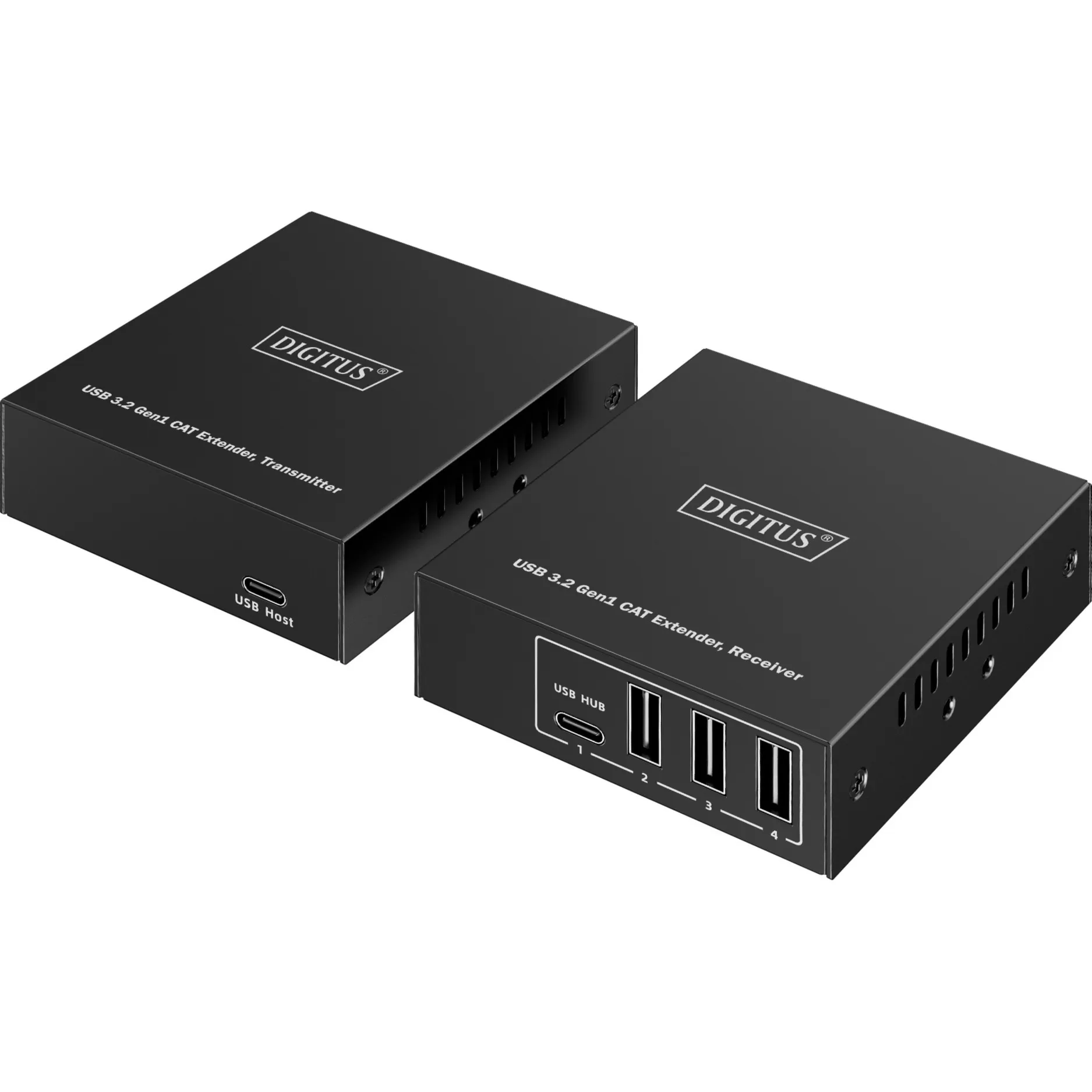 Set extender CAT USB 3.2 Gen1, 5Gbps, 100 metri, Estensione USB - immagine 1