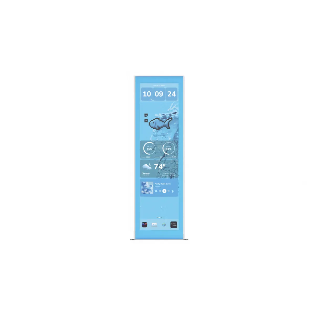 Y70 Touch Display Upgrade Blueberry Milk, Visualizzazione - immagine 1