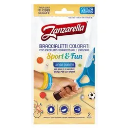 Bracciale antizanzare Sport & Fun 2 pz 1919500 - immagine 1