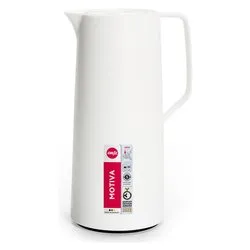 Caraffa termica vetro (1Lt) Quick Press MOTIVA Bianco 600637 - immagine 1