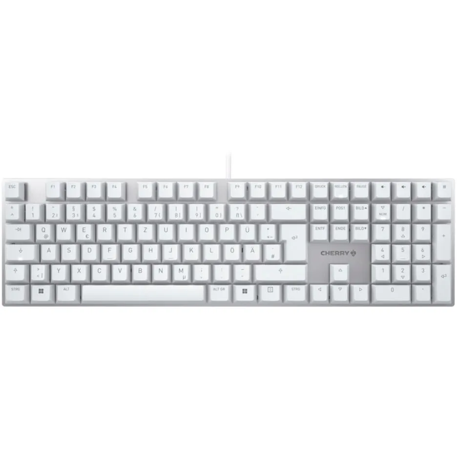 KC 200 MX tastiera Universale USB QWERTZ Tedesco Argento, Bianco - immagine 1