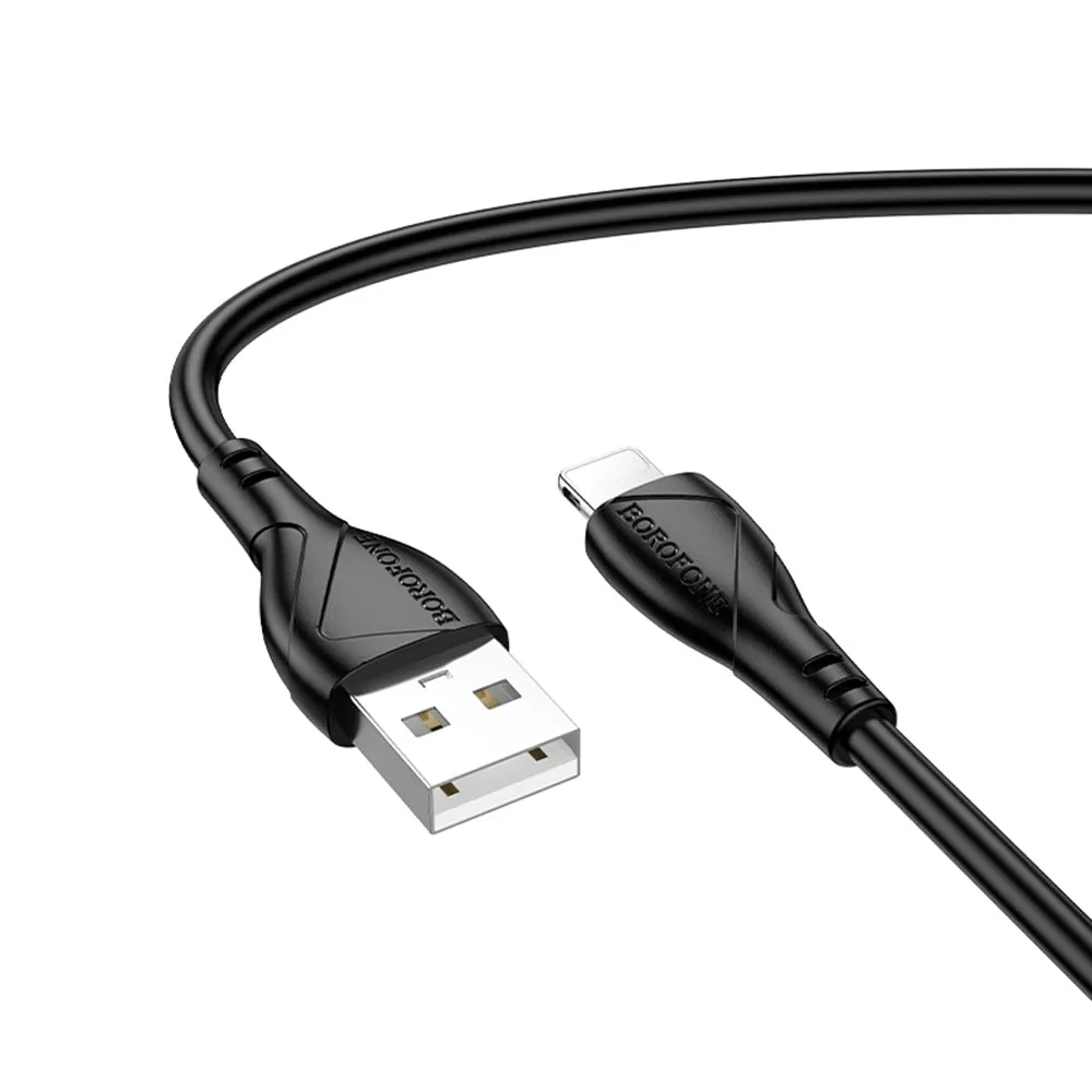 Cavo Dati e Ricarica USB-A - Lightning Borofone BX121 Energy, 18W, 1m, Nero - immagine 1
