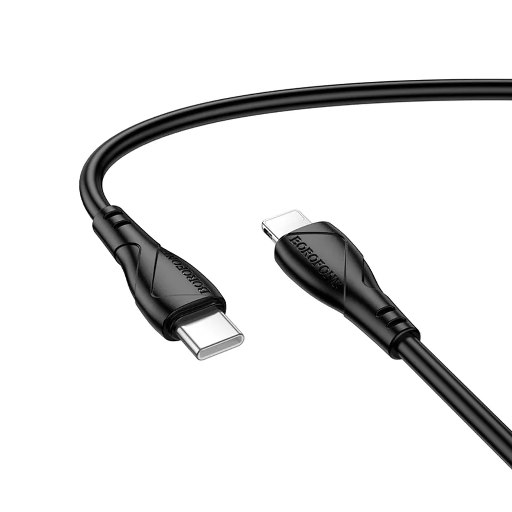 Cavo Dati e Ricarica USB-C - Lightning Borofone BX121 Energy, 27W, 1m, Nero - immagine 1