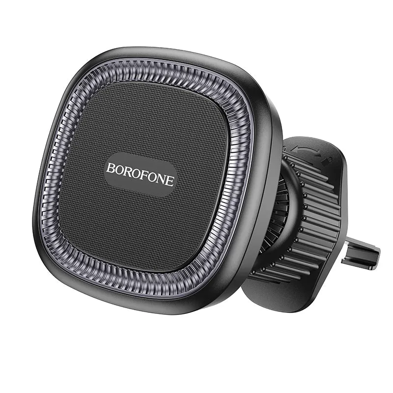 Supporto Auto Magnetico Borofone BH96 Ice, Universale, Nero Grigio - immagine 1