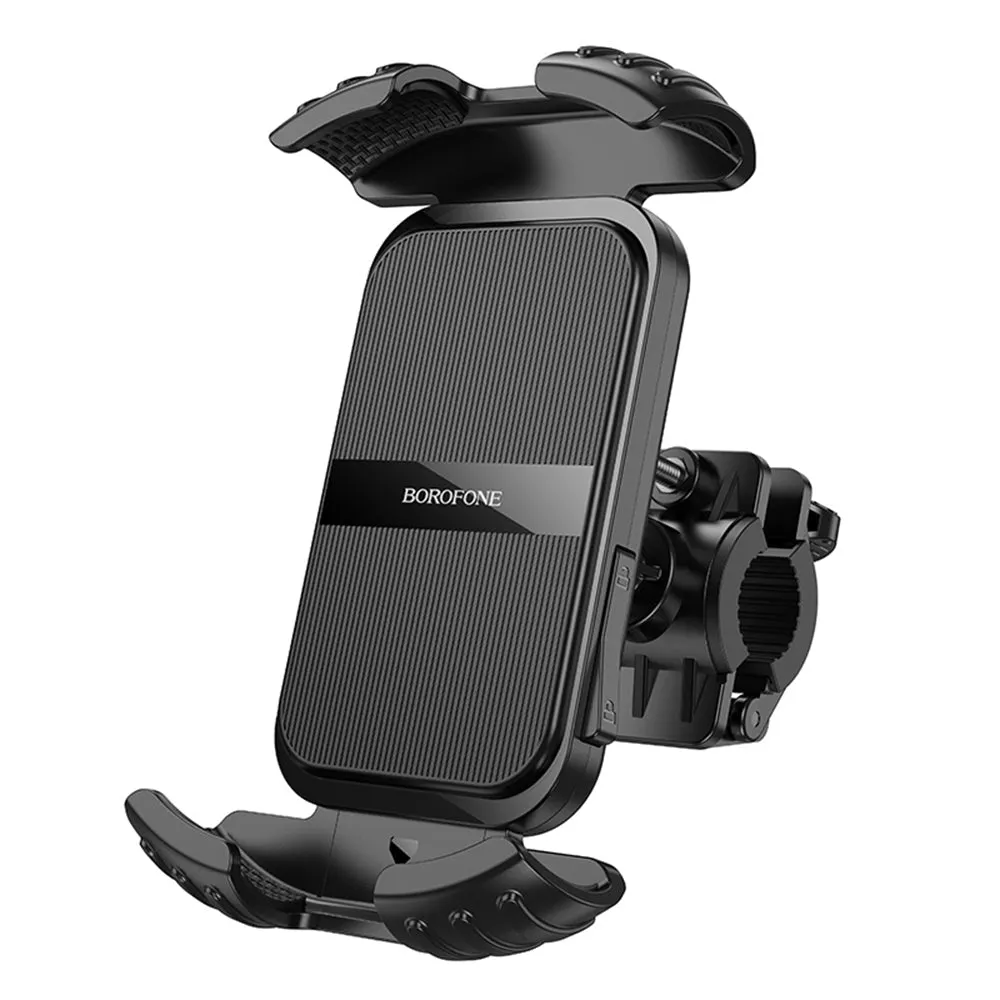 Supporto Bicicletta Motocicletta Borofone BH105 Basalt, 4.7inch - 7inch, Nero - immagine 1