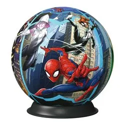 Puzzle 3D 73 pz Puzzleball 6a+ (12,9cm) MARVEL SPIDERMAN 11563 - immagine 1
