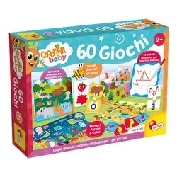Gioco educativo 60 Giochi 1-4a CAROTINA BABY 102877 - immagine 1