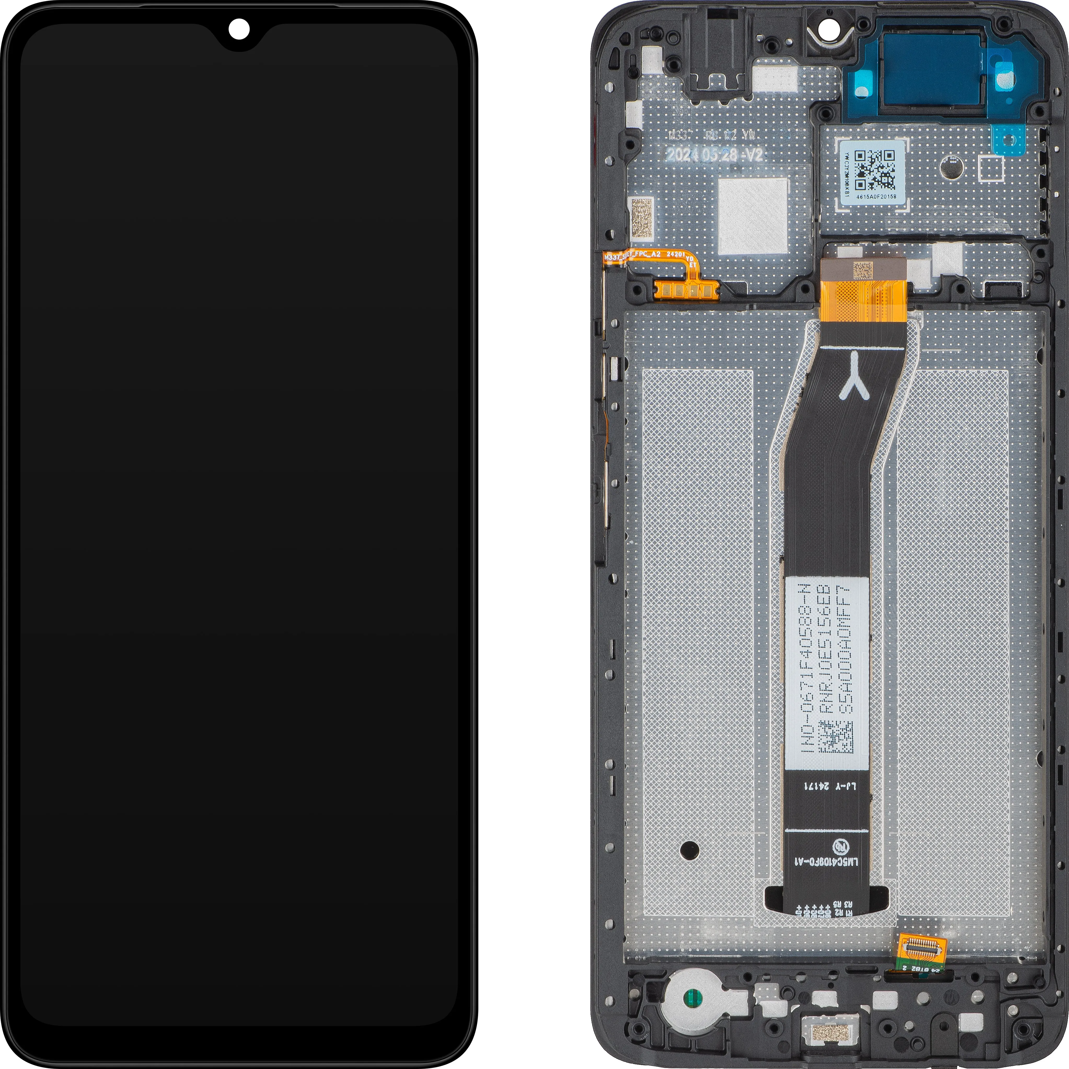 Display con Touchscreen Xiaomi Redmi A3x, con Cornice, Nero (Midnight Black), Service Pack 560006C3Y200 - immagine 1