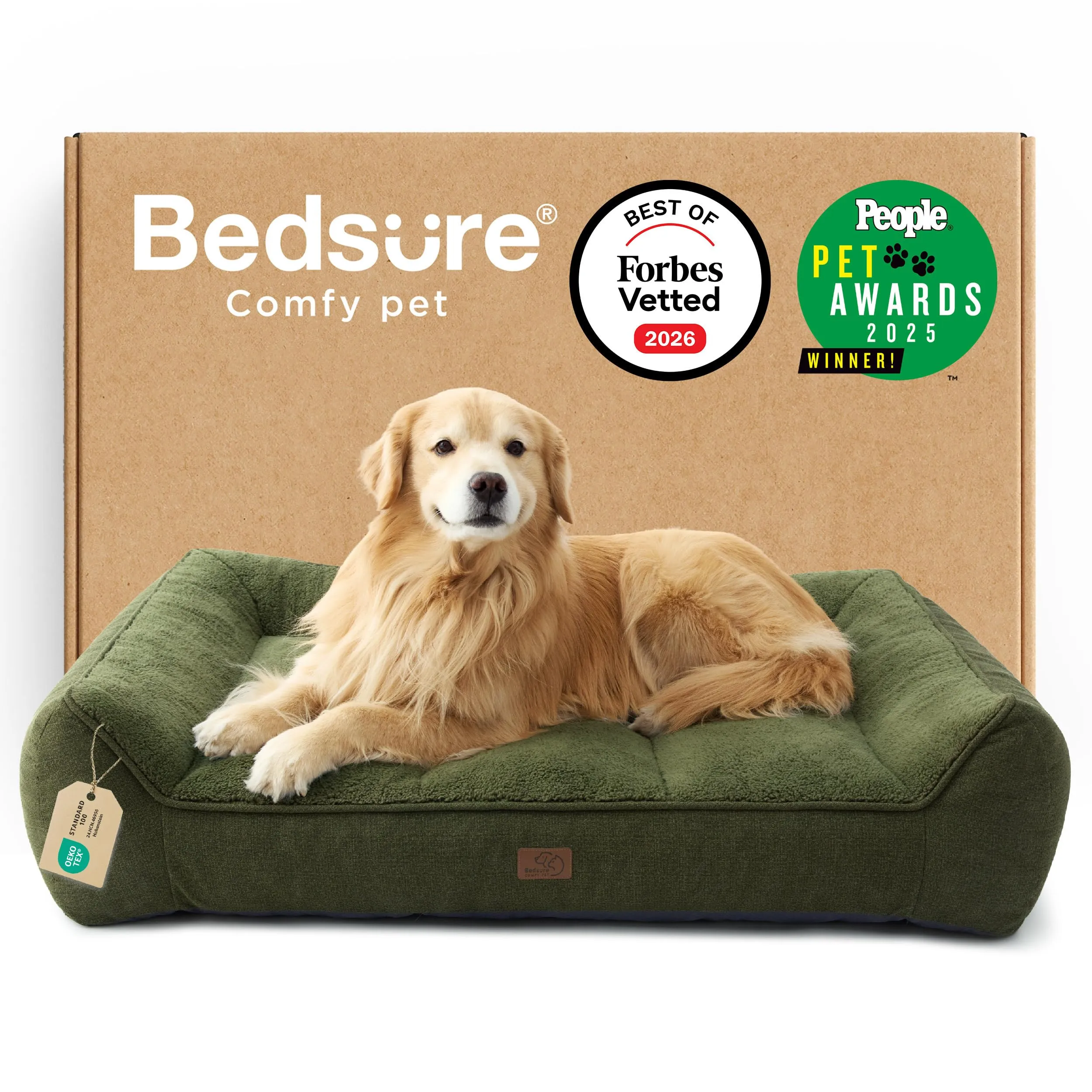 Bedsure SupportMax™ Extra Spesso Cuccia Cani XXL Grande 122x89cm - immagine 1
