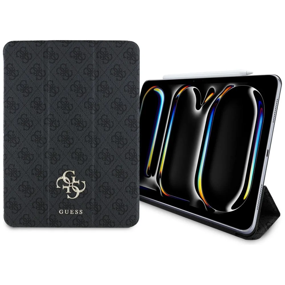 Custodia per Apple iPad Pro 11 (2024), Guess, 4G Big Logo, Nera - immagine 1