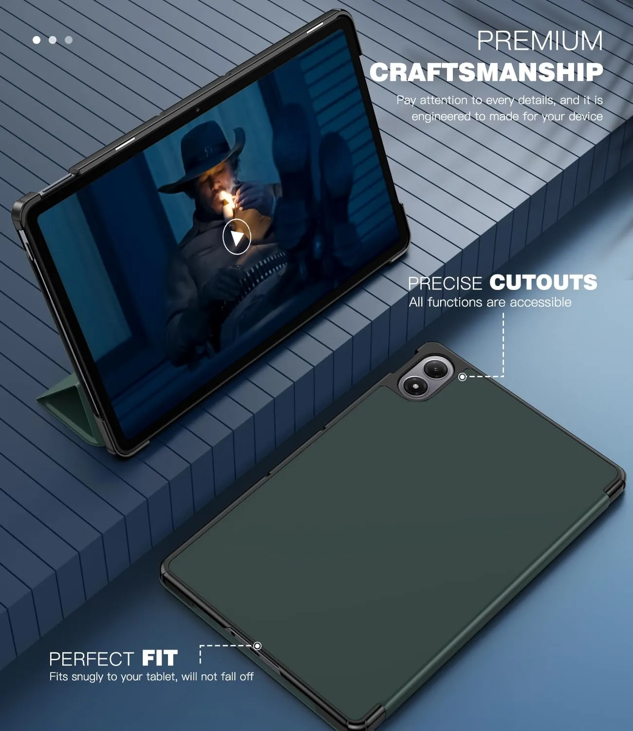 TiMOVO Cover per Xiaomi Redmi Pad 2 Pro / POCO Pad M1 12,1" 2025 - immagine 3