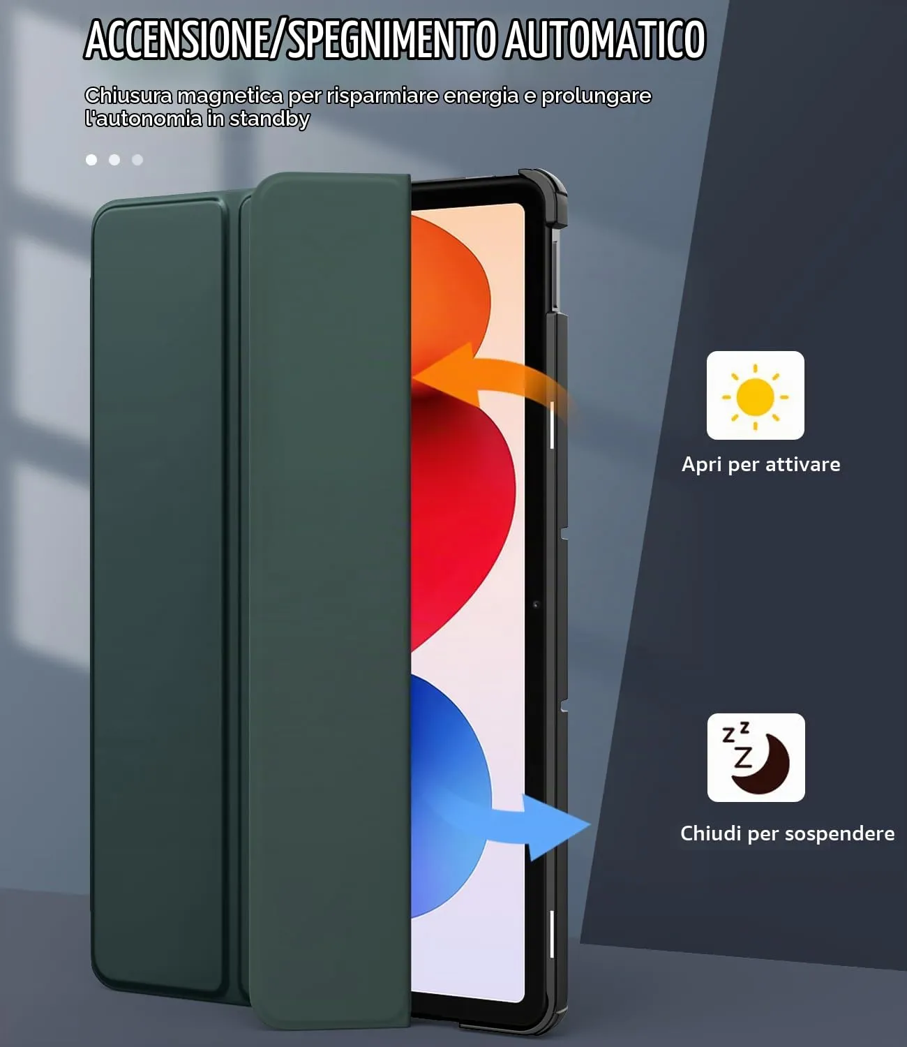 TiMOVO Cover per Xiaomi Redmi Pad 2 Pro / POCO Pad M1 12,1" 2025 - immagine 5