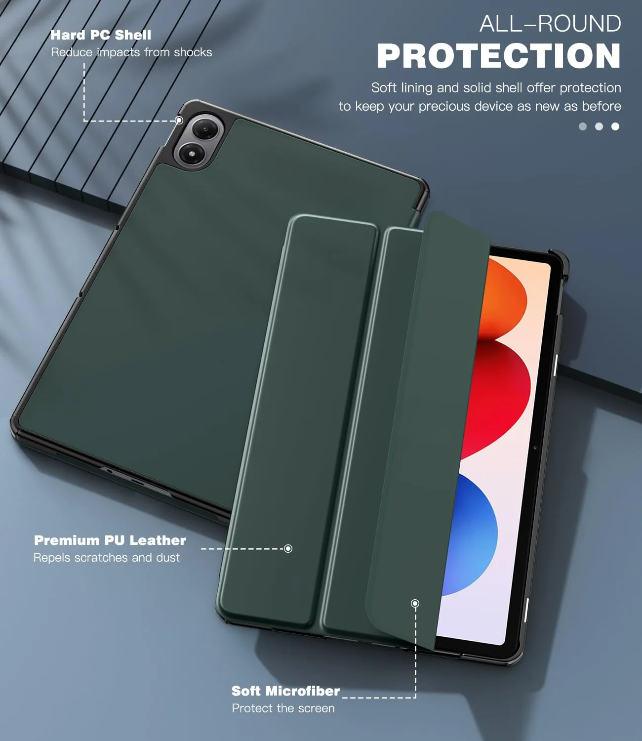 TiMOVO Cover per Xiaomi Redmi Pad 2 Pro / POCO Pad M1 12,1" 2025 - immagine 6