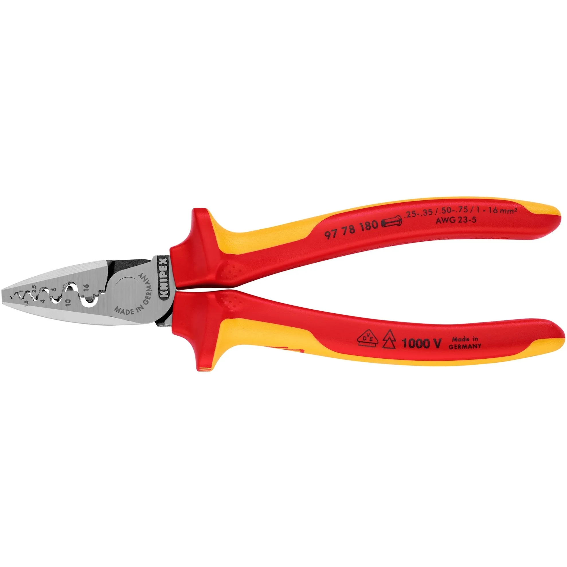 97 78 180 pinza crimpatrice Strumento combinato - immagine 1