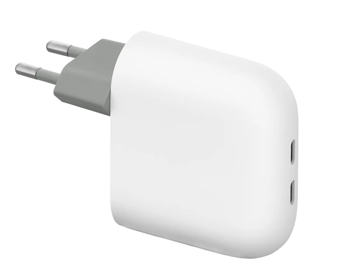Caricabatterie Rete Google, 67W, 4A, 2 x USB-C, Bianco GA09856-EU - immagine 1