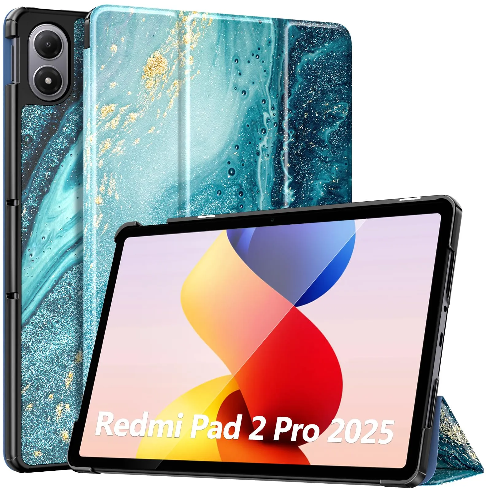 TiMOVO Cover per Xiaomi Redmi Pad 2 Pro / POCO Pad M1 12,1" 2025, Doratura - immagine 1