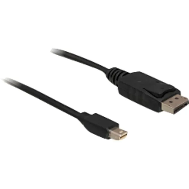 1m Displayport Cable mini DisplayPort Nero, Cavo - immagine 1