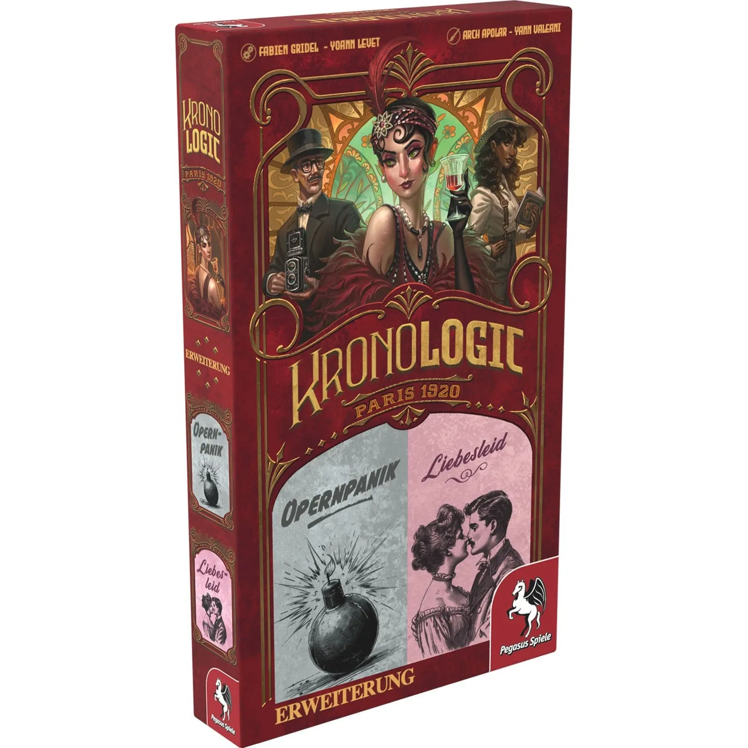 Kronologic - Paris1920: Dolore d''amore & Panico all''opera, Gioco da tavolo - immagine 1
