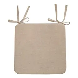 Cuscino seduta misto cotone Trill Naturale 29 (43x43x5cm) Sfoderabile - immagine 1