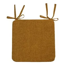 Cuscino seduta misto cotone Trill Oro 30 (43x43x5cm) Sfoderabile - immagine 1