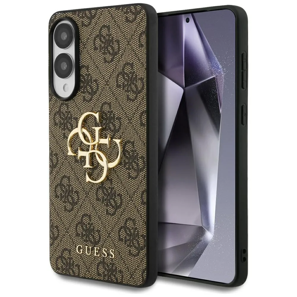 Custodia per Samsung Galaxy S25 Edge S937, Guess, Big 4G Logo Classic, Marrone - immagine 1