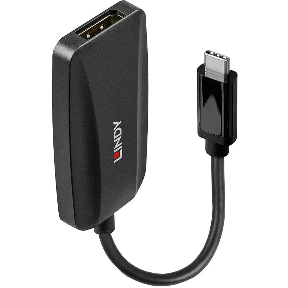 43337 cavo e adattatore video 0,13 m USB tipo-C DisplayPort Nero, Convertitore - immagine 1