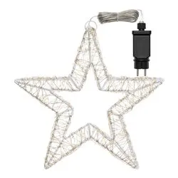 Stella 3D (L35 H35 cm) 1 gioco di luce (1pz) 1800 luci - MICROLED Bianco caldo IP44 75665 - immagine 1