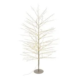 Albero luminoso Champagne 1 gioco di luce (H170 D105 cm) TIGLIO 784 luci - MICROLED Bianco caldo IP44 76310 - immagine 1