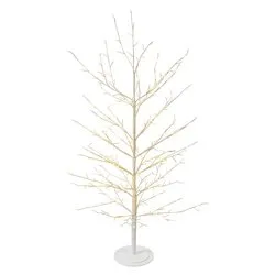 Albero luminoso Bianco 1 gioco di luce (H90 D50 cm) TIGLIO 240 luci - MICROLED Bianco caldo IP44 77478 - immagine 1