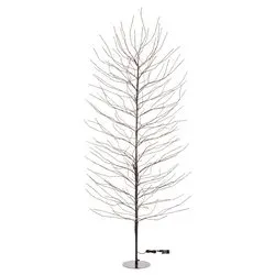 Albero luminoso Marrone 1 gioco di luce (H230 D115 cm) TIGLIO 1560 luci - MICROLED Bianco caldo IP44 76259 - immagine 1