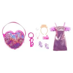 Abiti e Borsette bambola BARBIE Assortito HJT42 - immagine 1