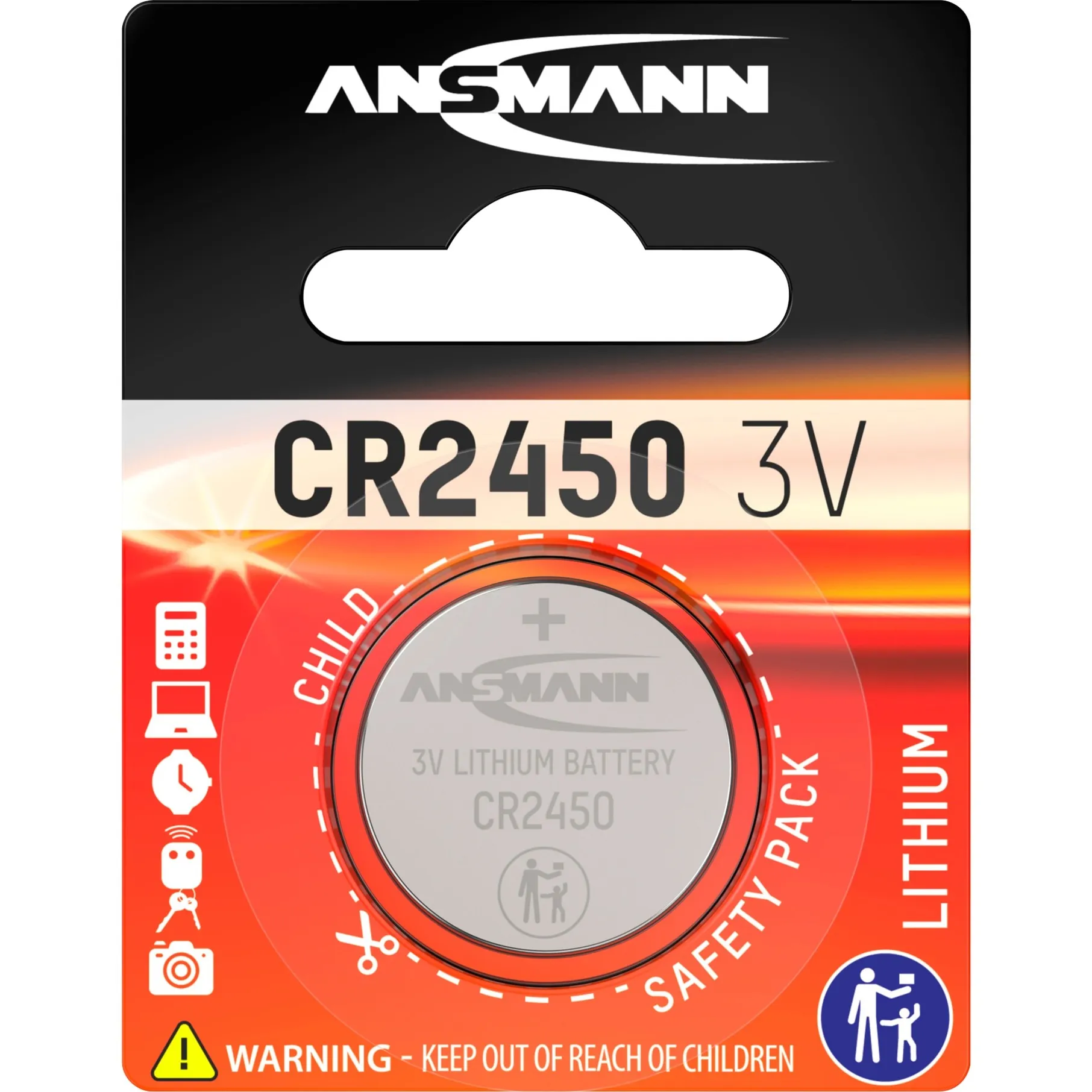 CR 2450 Batteria monouso CR2450 Ioni di Litio - immagine 1