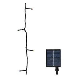 Filo Nero 240 luci - MICROLED Multicolore (18 + 3 mt) 8 Giochi di luce LUMINEO (Ricaricabile) 496267 - immagine 1