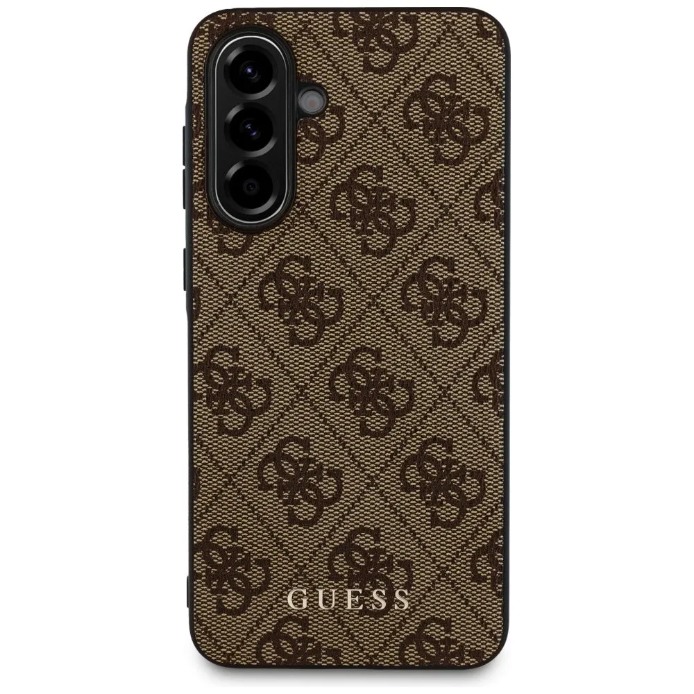 Custodia per Samsung Galaxy A56 A566, Guess, 4G Classic, Marrone - immagine 1
