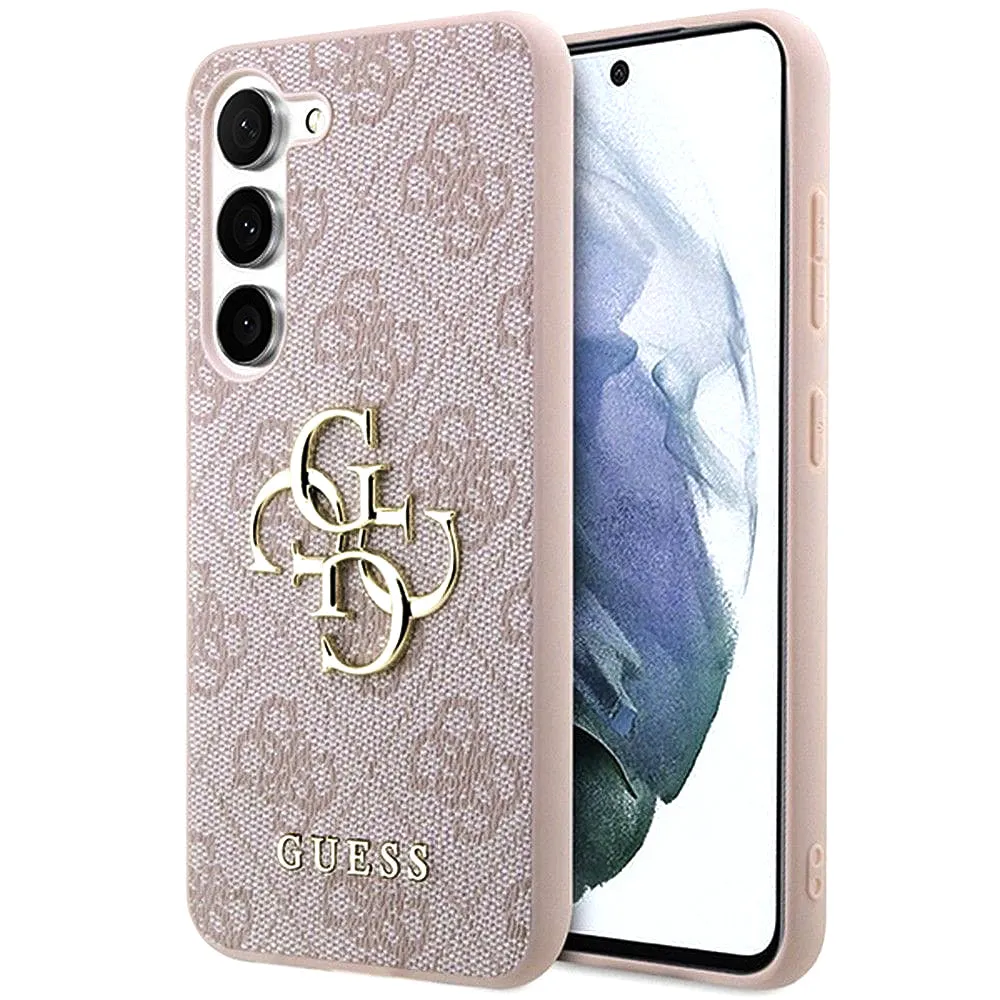 Custodia per Samsung Galaxy A55 5G A556, Guess, 4G Big Logo, Rosa - immagine 1