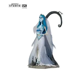 CORPSE BRIDE Emily with Blue Bouquet and Tree Behind ABYFIG114 - immagine 1