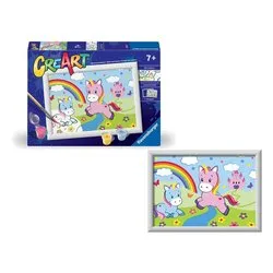 Set per dipingere Unicorni con arcobaleno CREART 23937 - immagine 1
