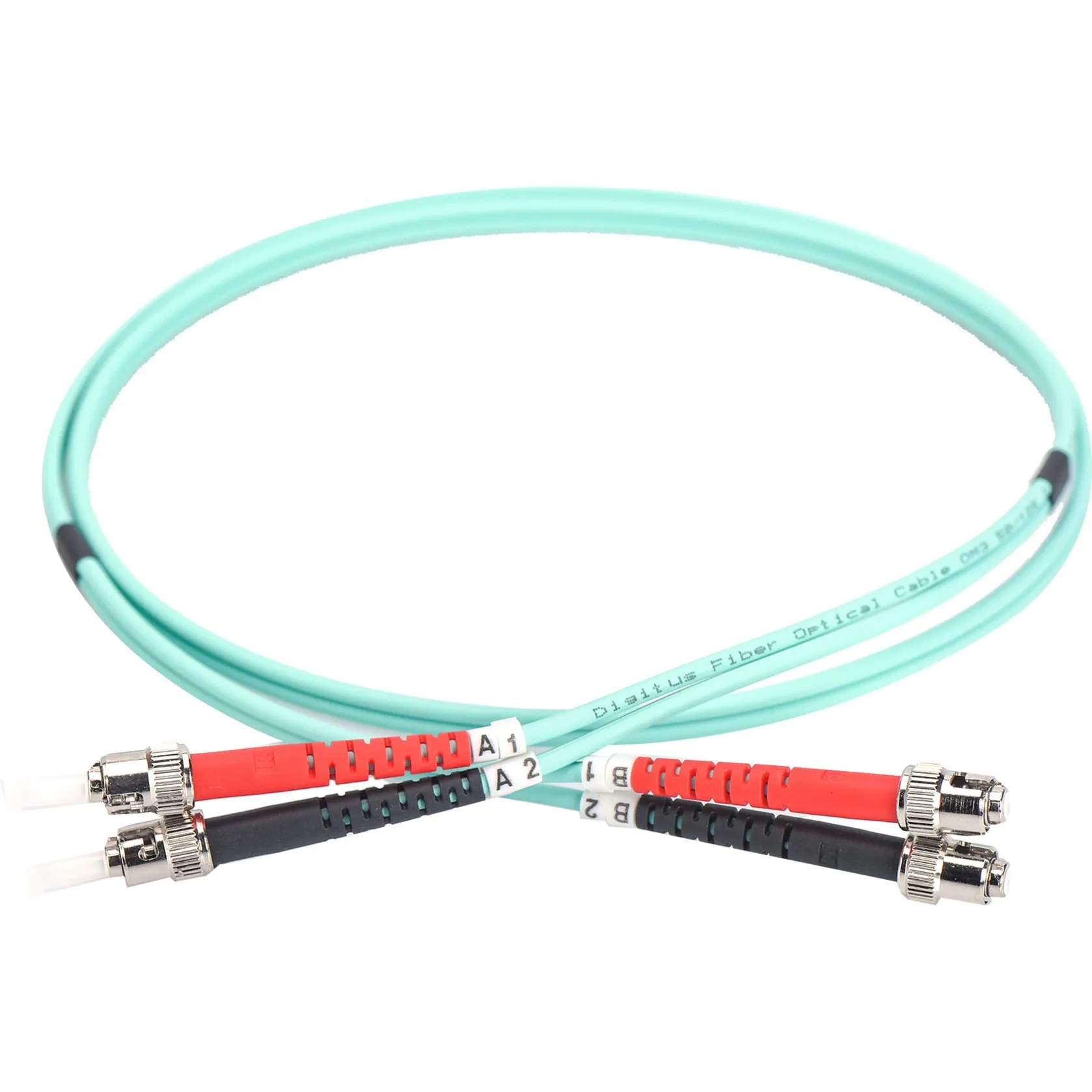 Cavo patch LWL, duplex, connettore ST > ST, multimodo OM3 - immagine 1