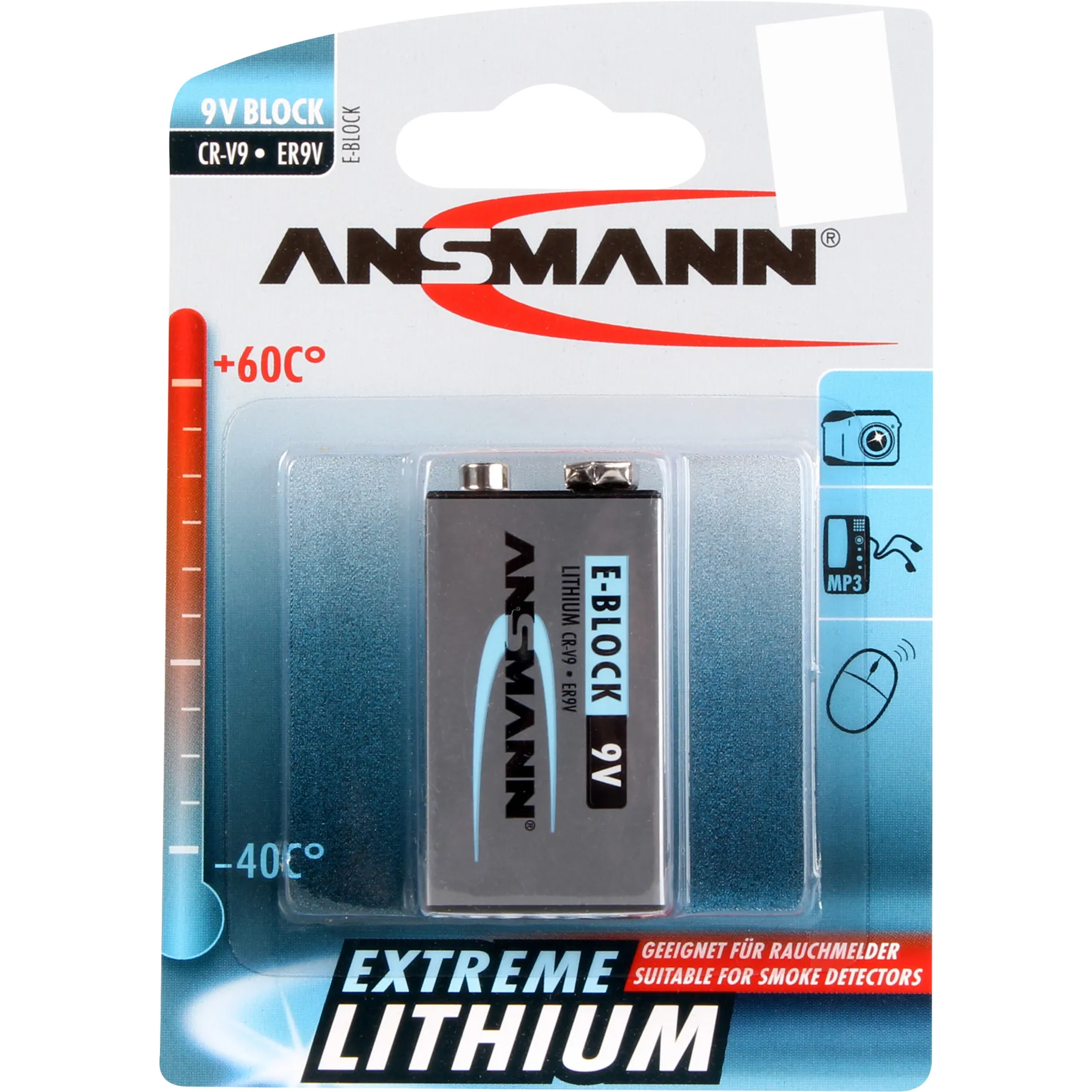 9V E-Block Batteria monouso Litio - immagine 1