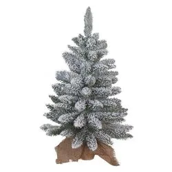 Albero Natale soprammobile Verde innevato 008343 (30x45cm) - immagine 1