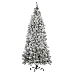 Albero Natale BOLZANO Verde innevato (PVC e PE - H150 D69 cm) BOLZANOINN150 - immagine 1