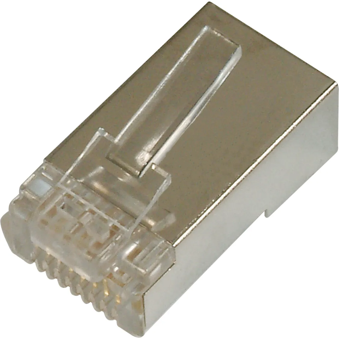 Connettore modulare CAT.5e per cavo rotondo, schermato, 1 pezzo, Spina - immagine 1