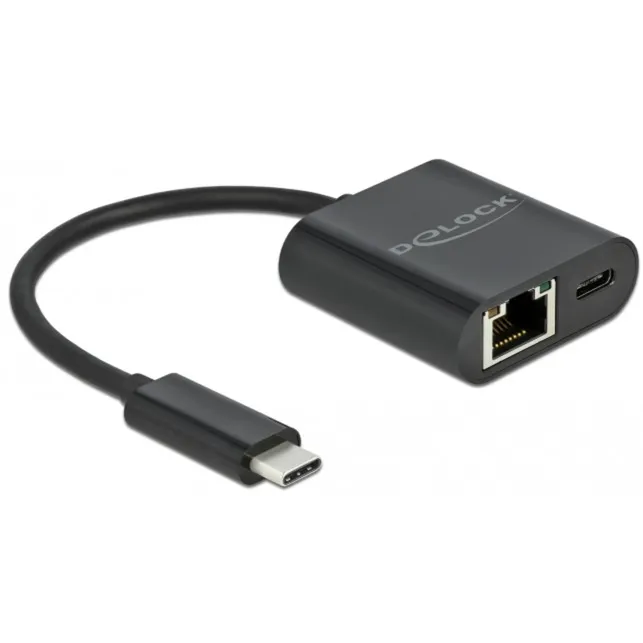 66644 replicatore di porte e docking station per notebook Cablato USB 3.2 Gen 1 (3.1 Gen 1) Type-C Nero, Adattatore - immagine 1
