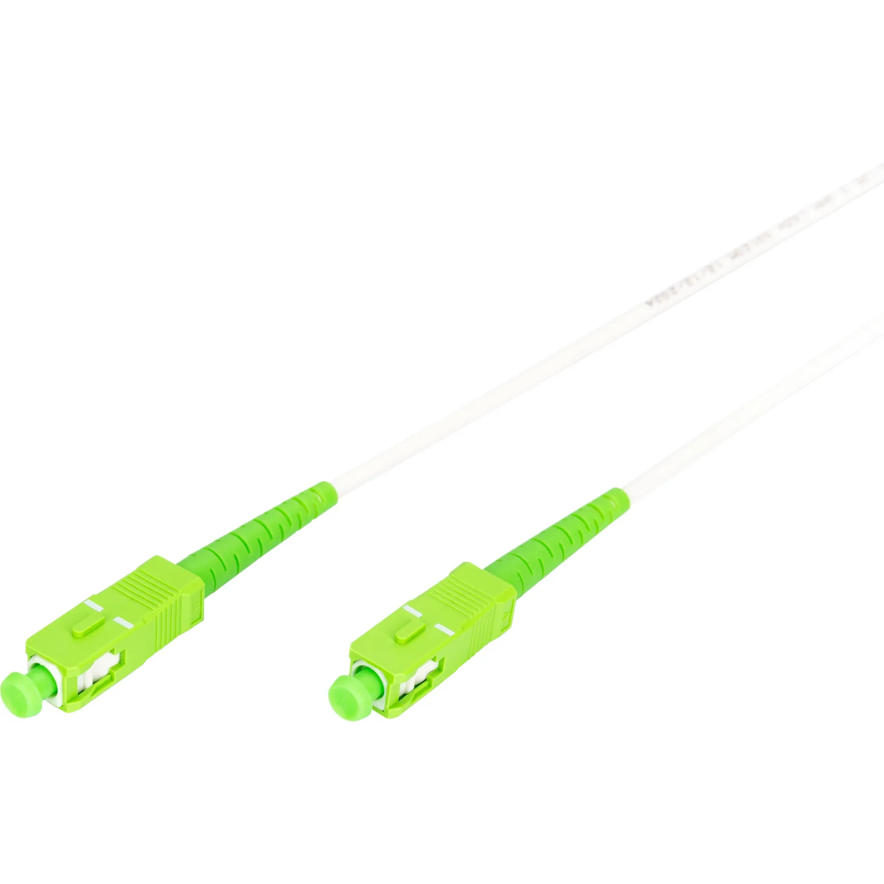 Cavo patch in fibra ottica simplex, rinforzato in acciaio, monomodale, SC/APC > SC/APC - immagine 1