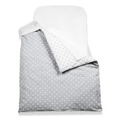 Set culla piumino con sacco NEXT2ME Pois grey 40 1140 884 - immagine 1